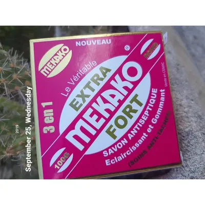 Savon mekako rose extra fort